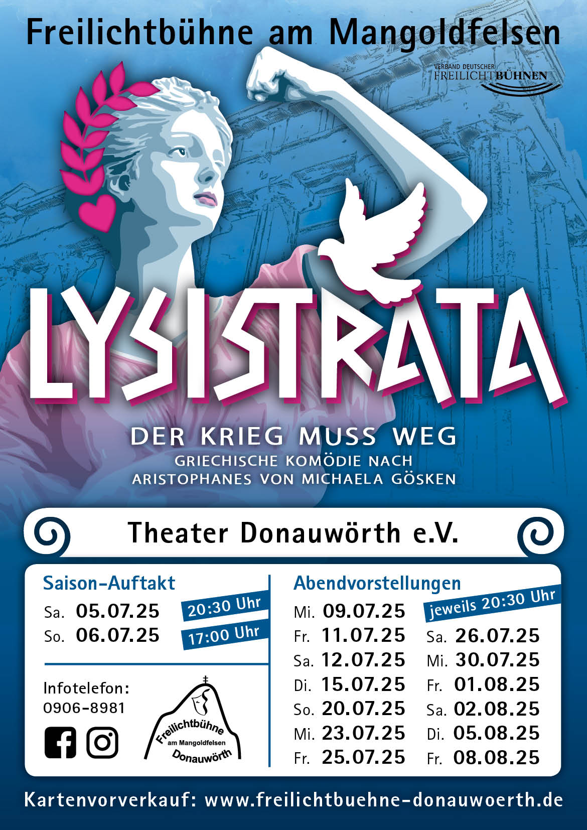 theater lysistrata plakat web